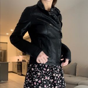 Abercrombie and Fitch Faux leather jacket